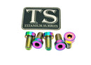 Titanium Surron Sprocket Bolt Set for E-Motos