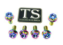 Titanium Surron Sprocket Bolt Set for E-Motos