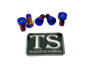 Titanium Surron Sprocket Bolt Set for E-Motos