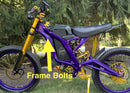 Titanium Surron Upper Frame Bolts for E-Motos
