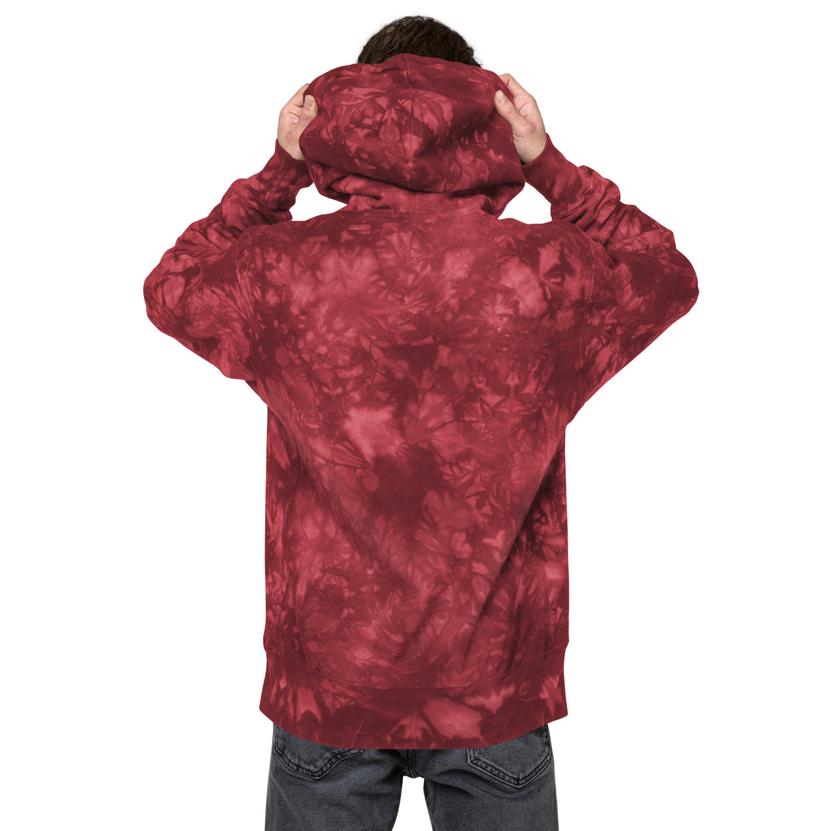 GritShift Unisex Champion tie-dye hoodie - Main Image