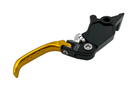 Warp 9 e-moto forged folding brake lever, right side, gold
