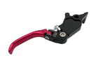 Warp 9 e-moto forged folding brake lever, right side, red