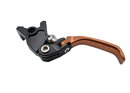 Warp 9 e-moto forged folding brake lever, left side with parking brake, magnesium