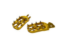 Warp 9 Talaria Elite foot pegs in gold