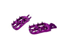 Warp 9 Talaria Elite foot pegs in purple