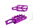 Warp 9 Ultra Bee Elite foot pegs purple