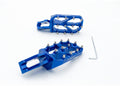 Warp 9 Ultra Bee Elite foot pegs blue