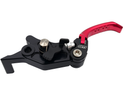 Warp 9 Ultra Bee forged folding brake lever, left side with parking brake, red