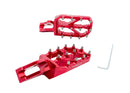 Warp 9 Zero XE Elite foot pegs in red