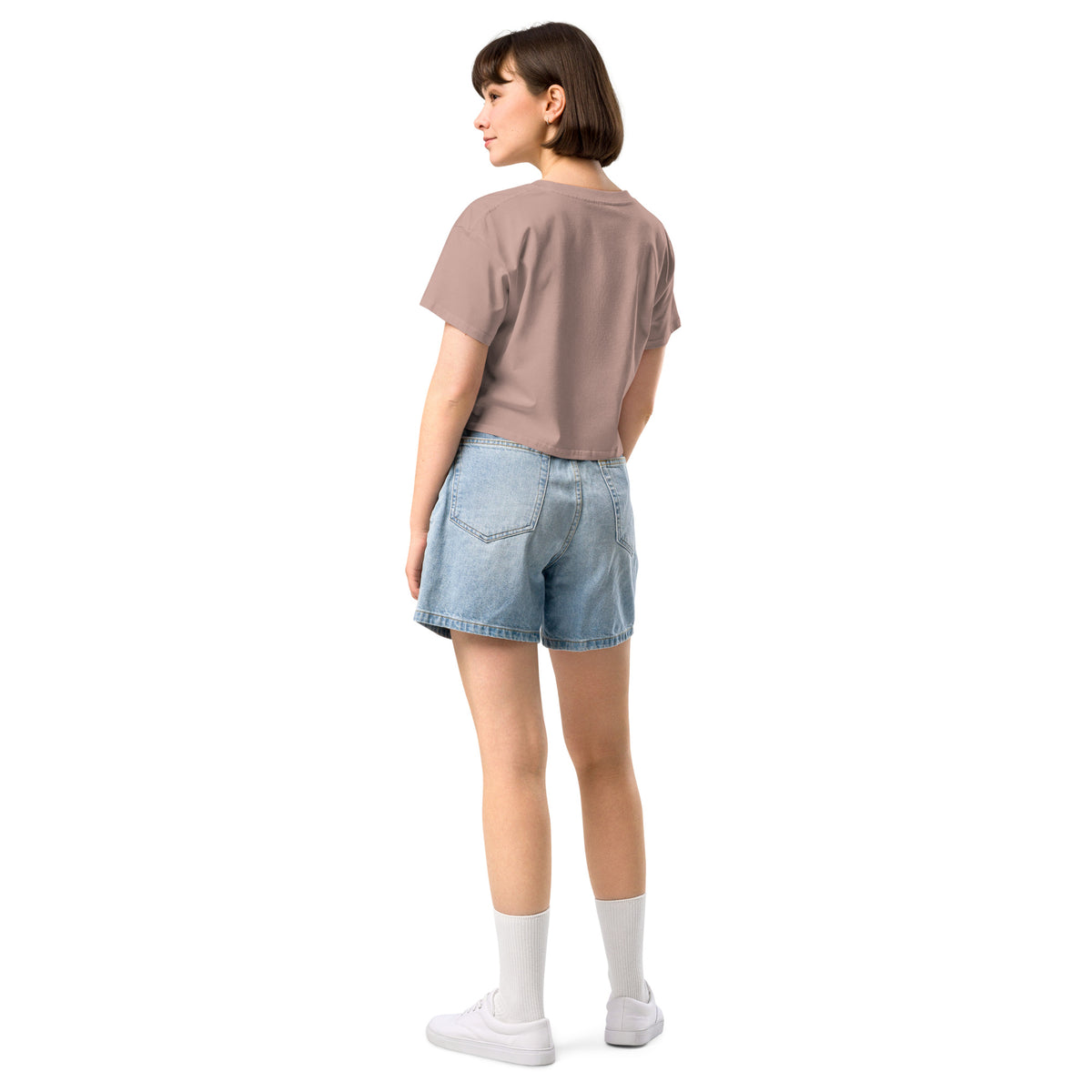 GritShift Women's Crop Top Small Logo