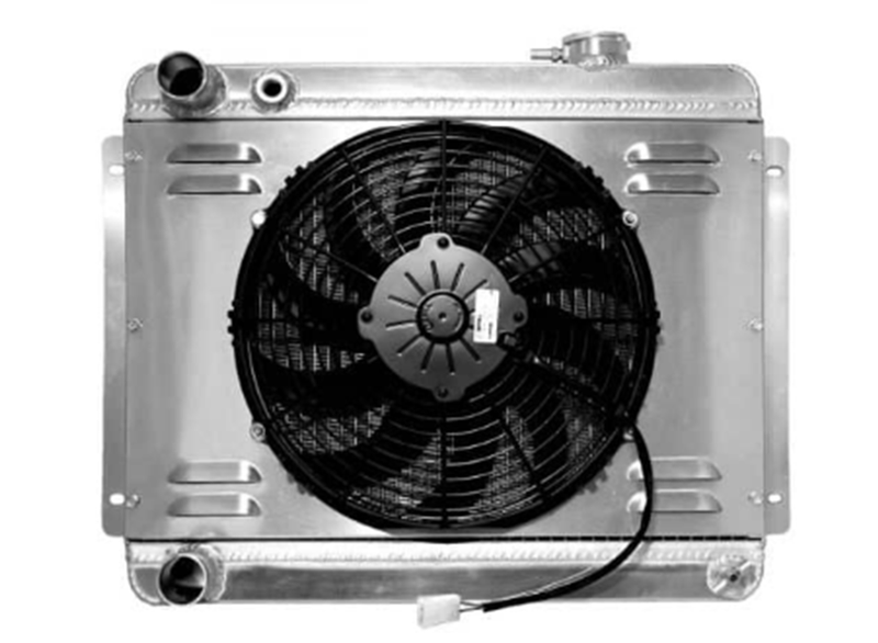 UPI Aluminum Radiator with Electric Fan & Wiring Kit Roxor - GritShift