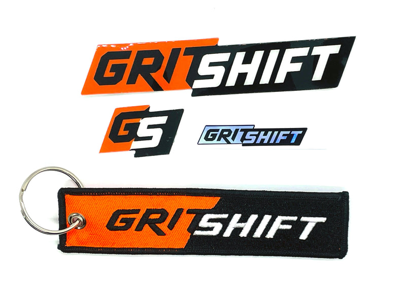 GritShift Keychain and Sticker Pack - GritShift