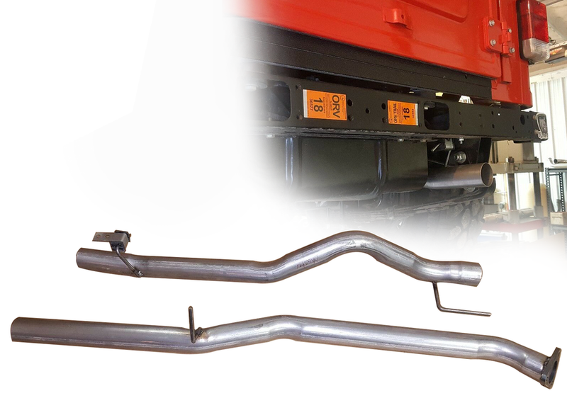 HighFlo Cat Back Exhaust 2.25 Rear Exit Roxor - GritShift