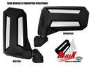 Spike Powersports Re-Flex Adjustable Side Mirrors - GritShift