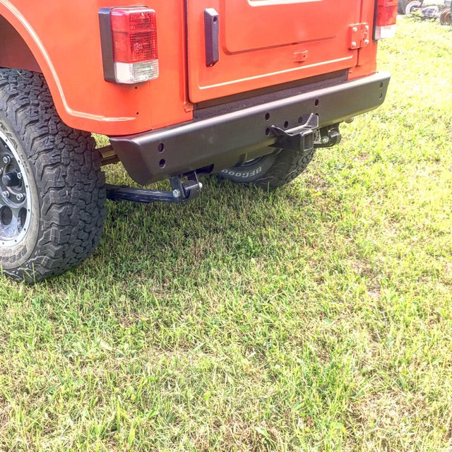 On The Rox Rear Bumper with Class III Receiver Hitch Roxor - GritShift