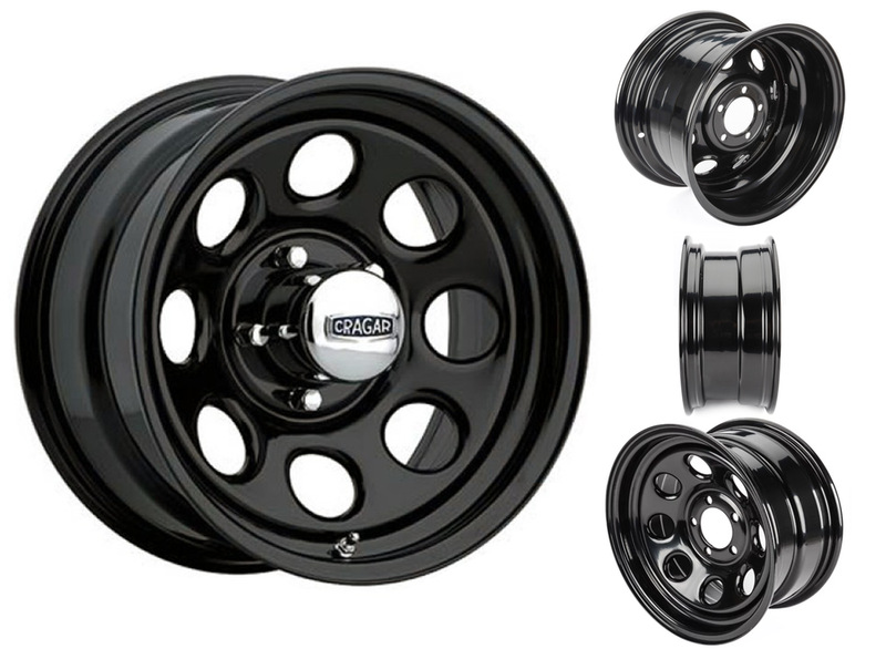 Cragar Series 397 Black Wheel 15x8 Roxor - GritShift
