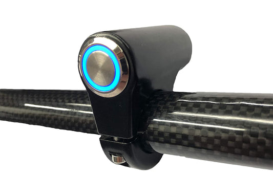 GritShift Halo Headlight Kill Switch Illuminated Blue Light