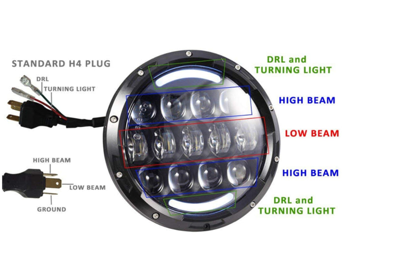 Metra Electronics Tactical Headlights Roxor