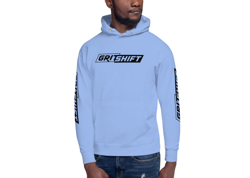 GritShift Unisex Hoodie Black Logo